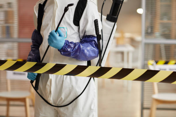 Professional Biohazard Cleanup technician working in Edward, NC